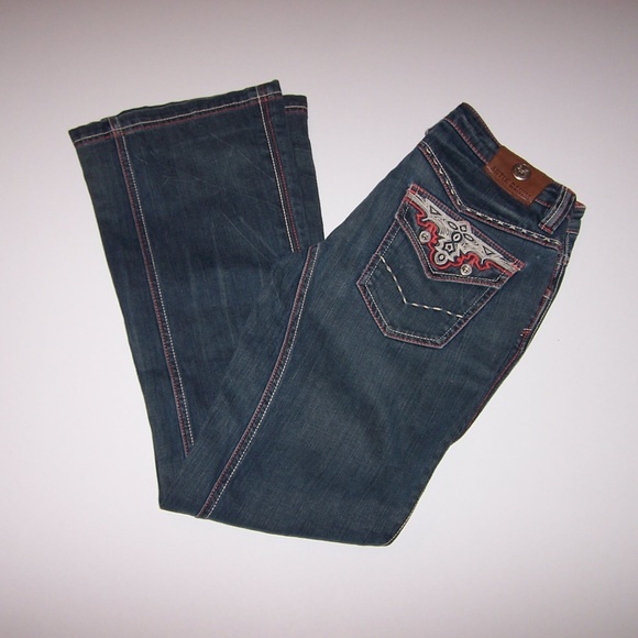Antik Denim Stretch Distressed Jeans Size 28 - Picture 1 of 5